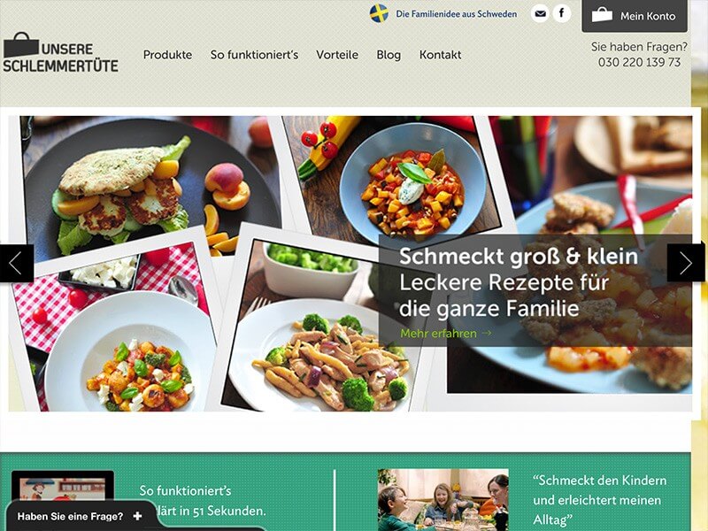 Unsere Schlemmertüte