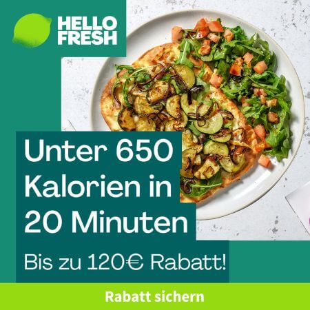 HelloFresh Rabatt aktion bis zu 120 Euro sparen